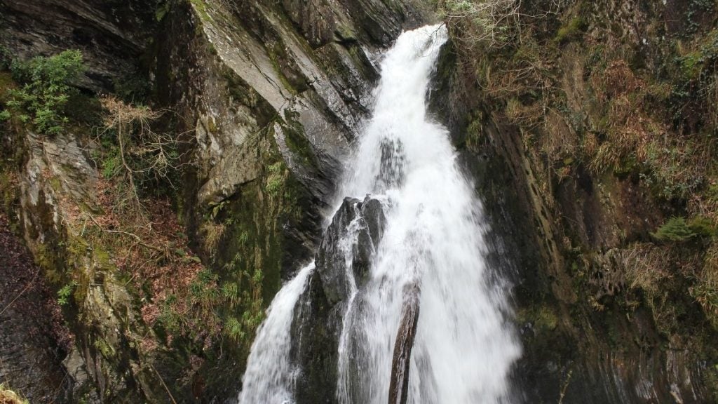Triple Waterfall near Devil's Bridge, Wales