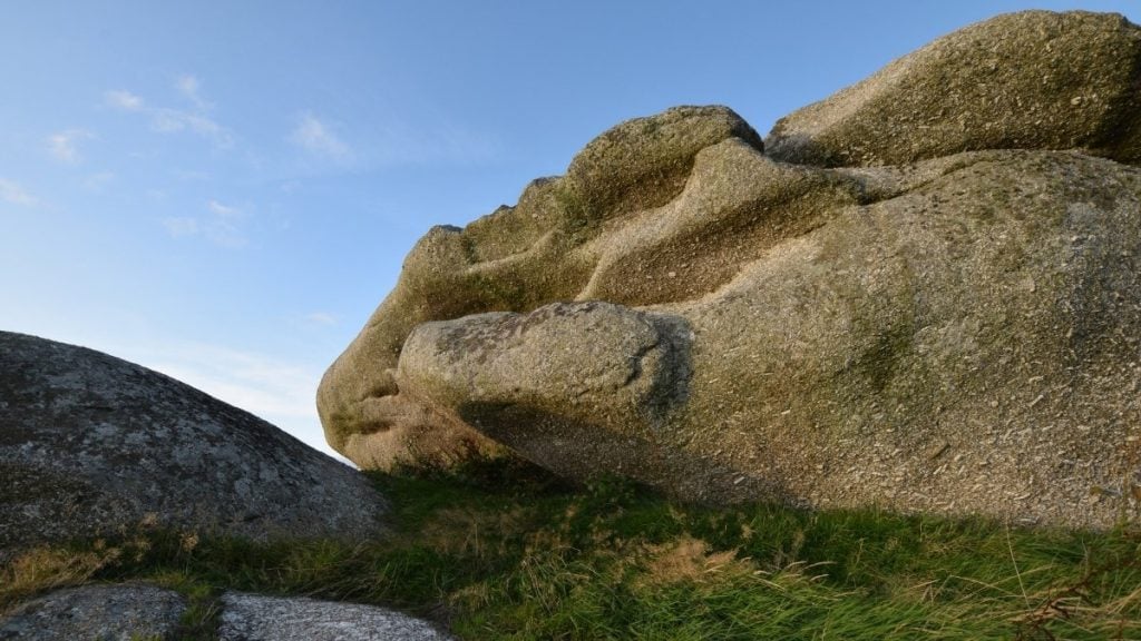 Granite formations at Luxulyan Valley, Cornwall, UK