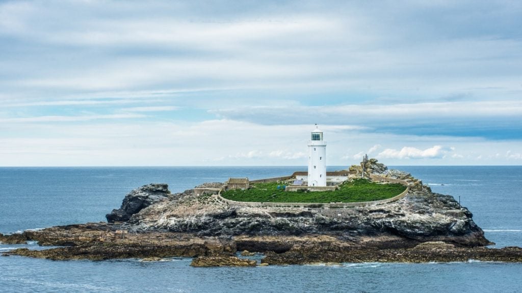 Godrevy lighthouse, Cornwall, England