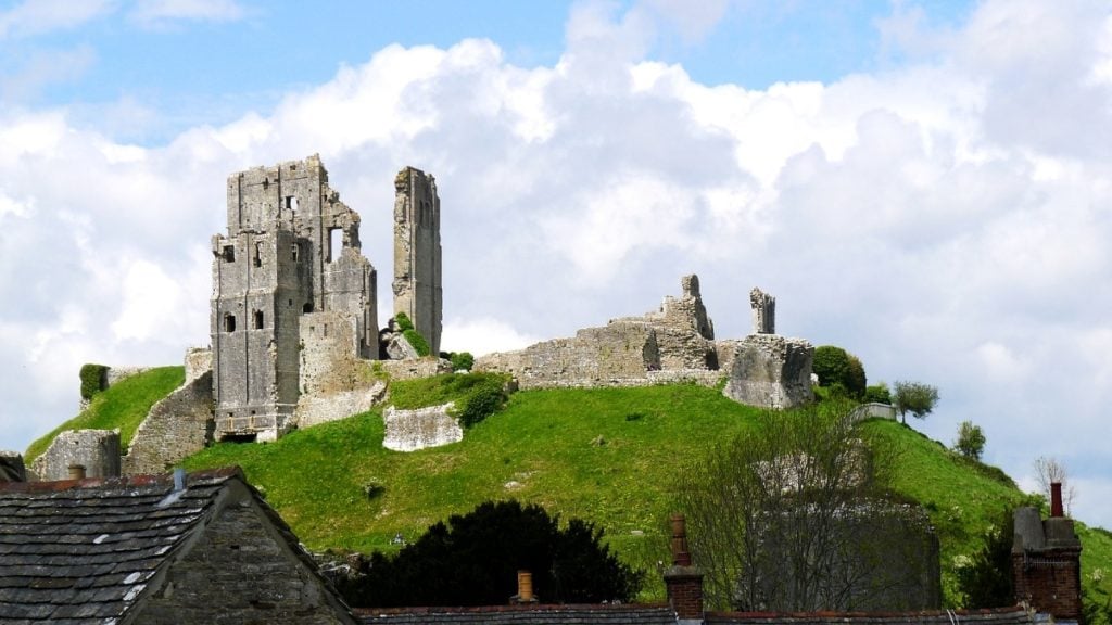 Corfe Castle, Dorset, UK