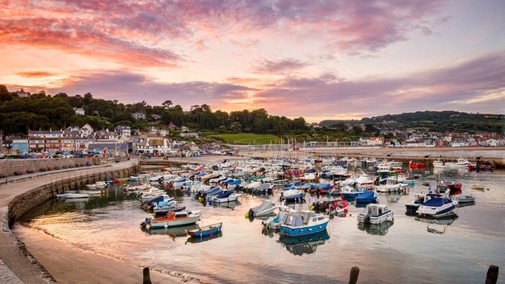 Lyme Regis Harbour and the Cobb, Dorset, England