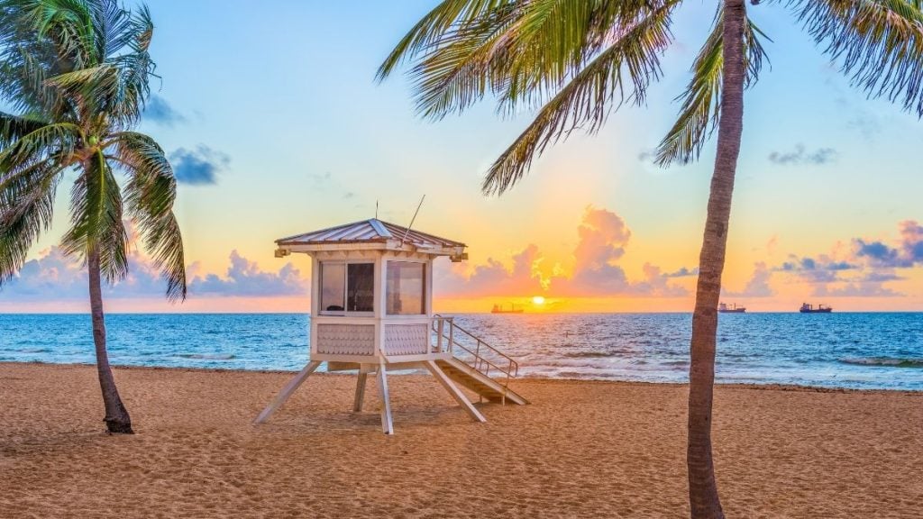 Orlando to Miami Drive. In photo: Fort Lauderdale Beach, Fort Lauderdale, Florida