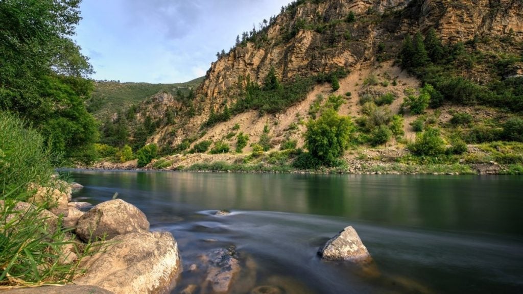 Glenwood Canyon and Colorado River, Glenwood Springs, Colorado