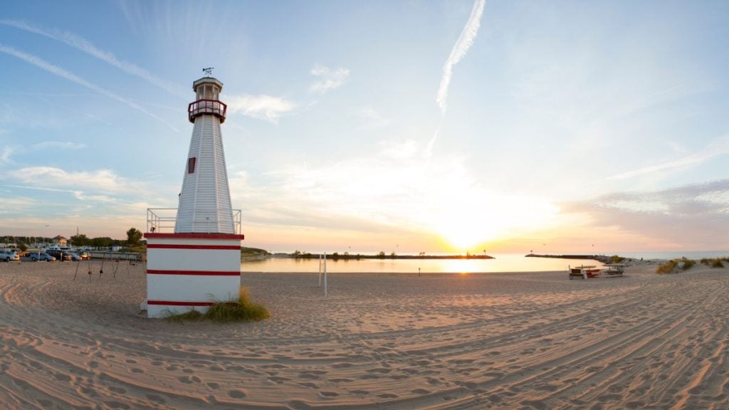 New Buffalo Public Beach, New Buffalo, Michigan