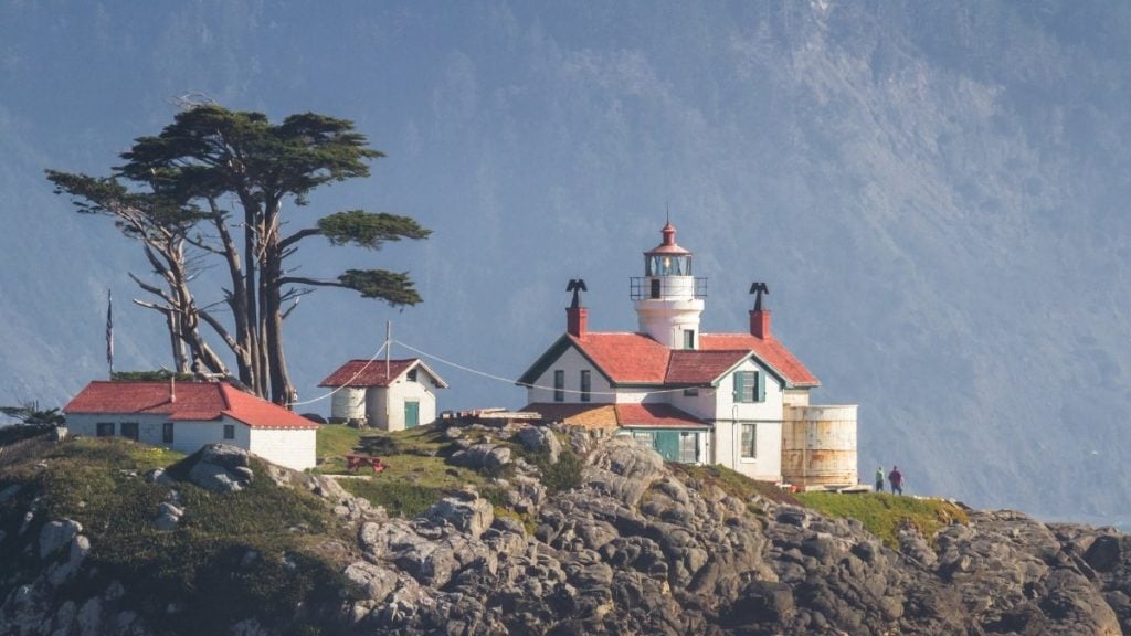 Portland to San Francisco drive. In photo: Battery Point Lighthouse, Crescent City, California