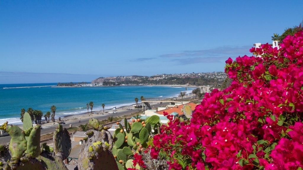 Los Angeles to San Diego drive. In photo: Doheny State Beach, Dana Point, California