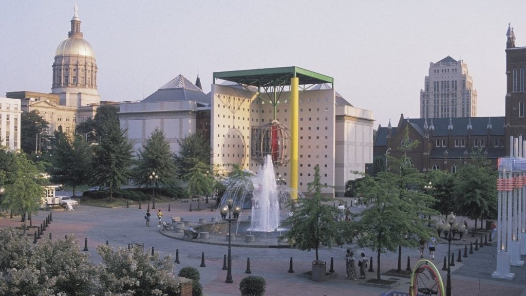 Atlanta to Tampa drive. In photo: World of Coca-Cola, Atlanta, Georgia