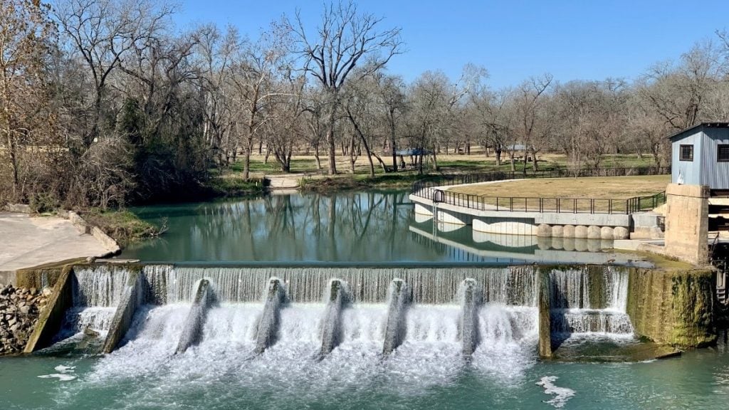 Austin to Houston drive. In photo: Zedler Mill, Luling, Texas