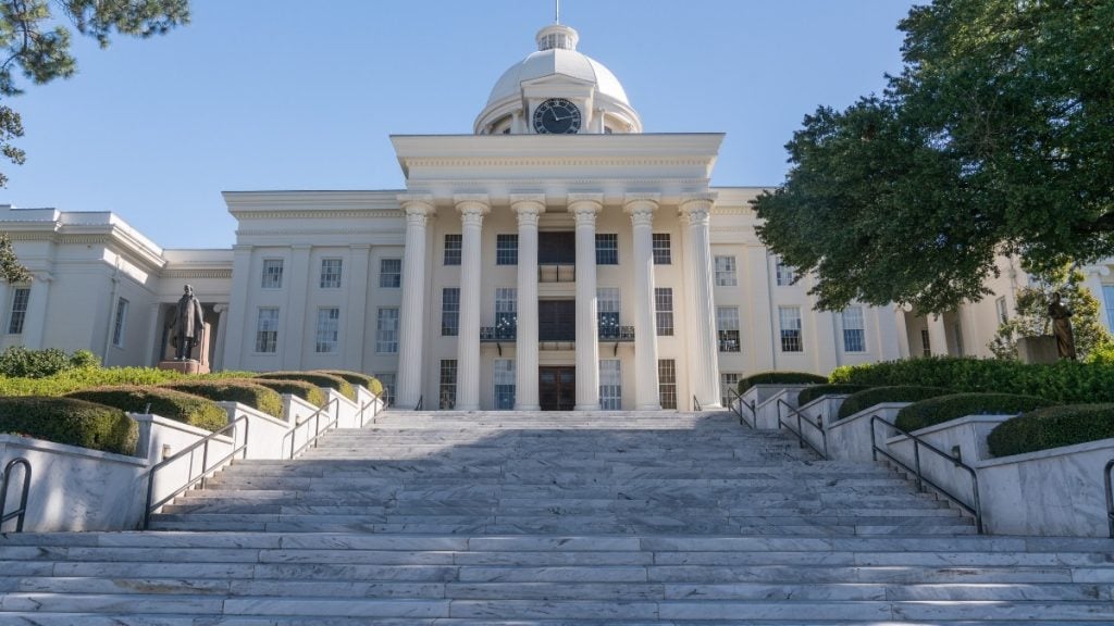 Houston to Atlanta drive. In photo: Alabama State Capitol, Montgomery, Alabama