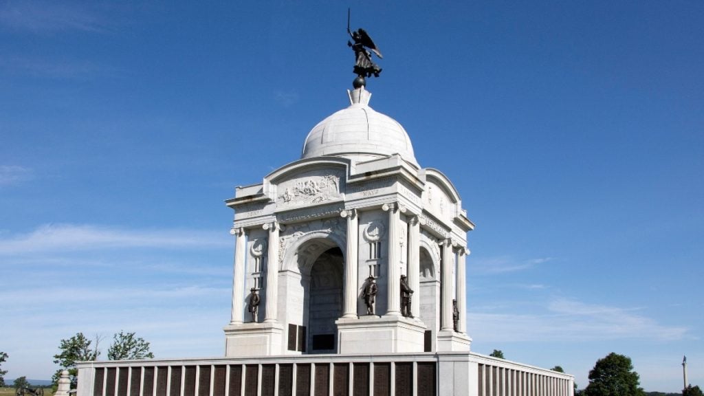 Pennsylvania State Memorial, located in the Gettysburg National Military Park