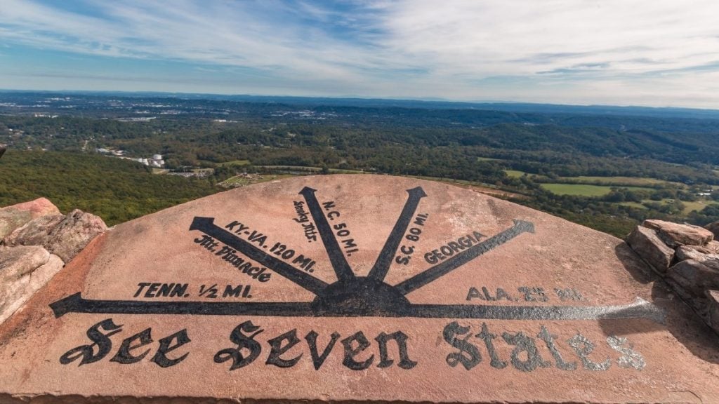 See Seven States, Lookout Mountain, Chattanooga, Tennessee