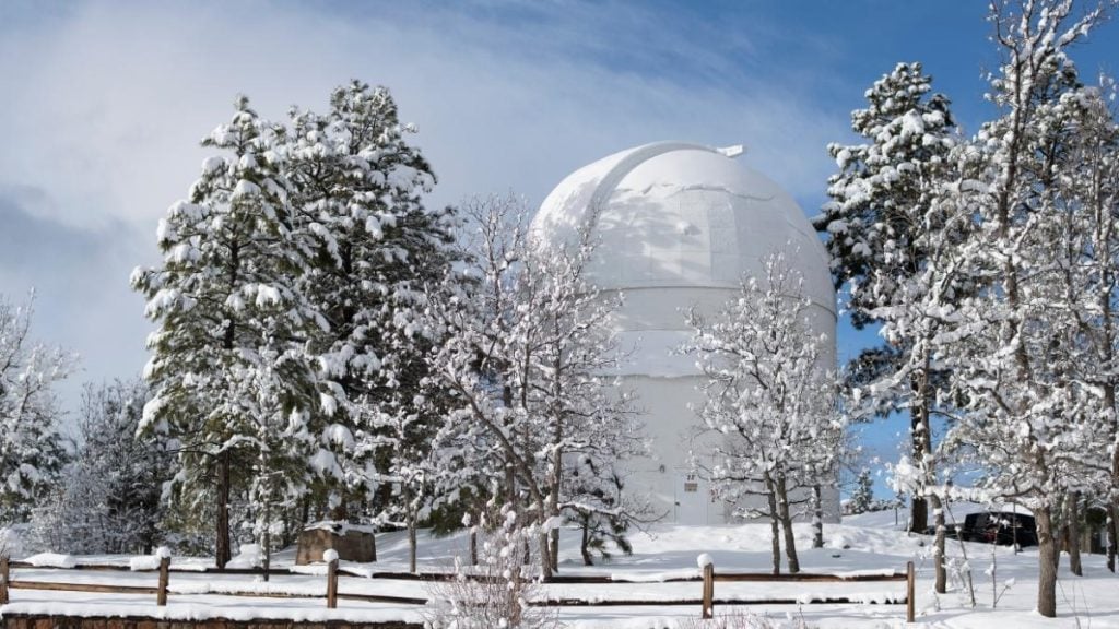 Phoenix to Las Vegas drive. In photo: Lowell Observatory, Flagstaff, Arizona