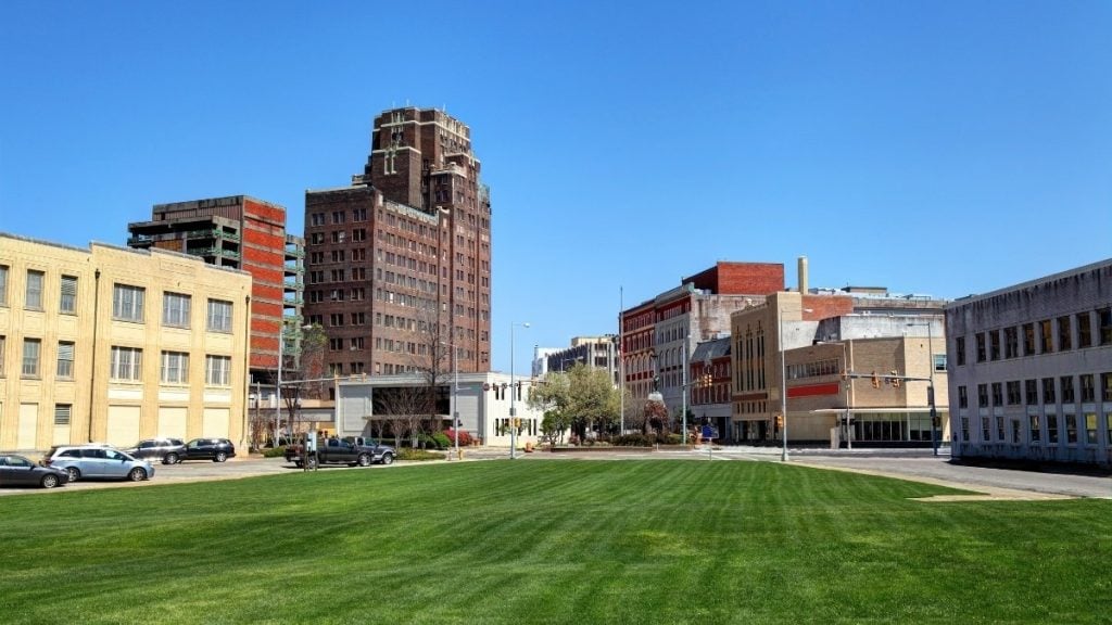 Atlanta to New Orleans road trip. In photo: Meridian, Mississippi