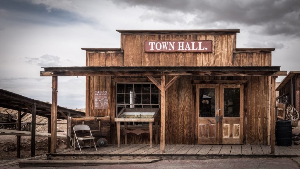 Town Hall, Calico Ghost Town, California