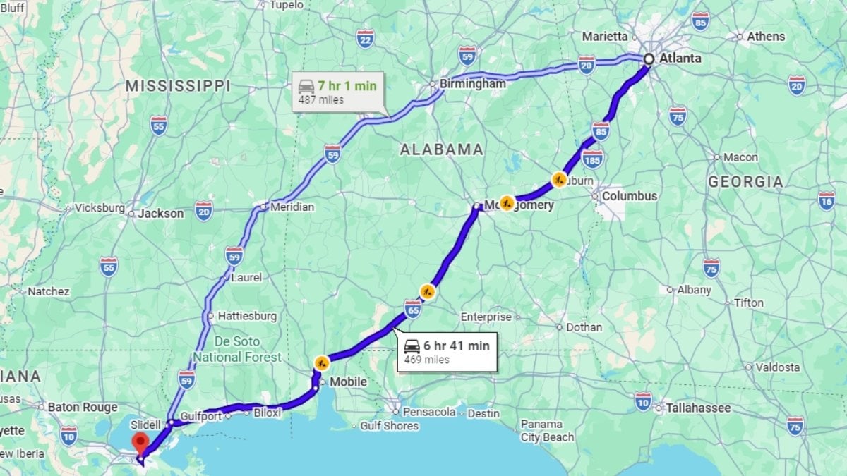Atlanta to New Orleans road trip: The complete drive guide | Field ...