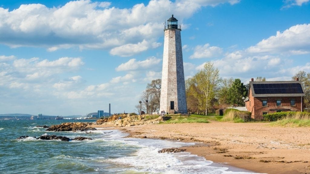 Five Mile Point Lighthouse, Lighthouse Point Park, New Haven, Connecticut