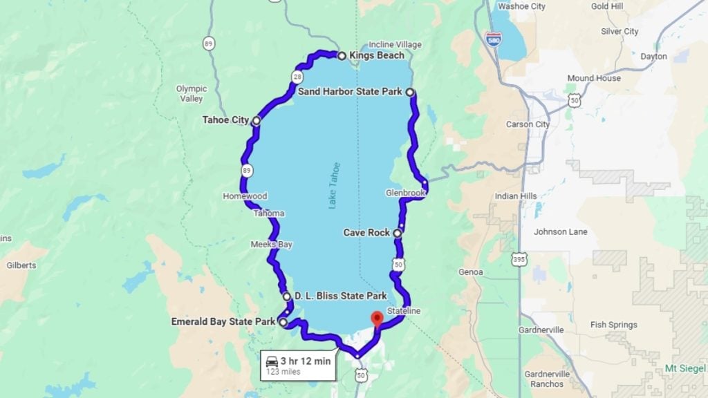 The Complete Lake Tahoe Loop