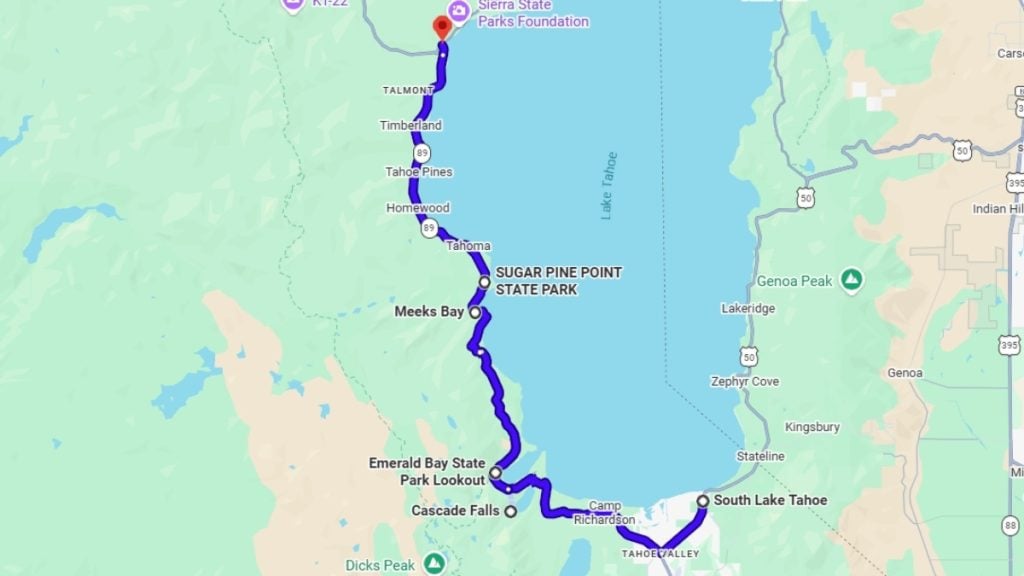 Itinerary 2: The West Shore Scenic Drive