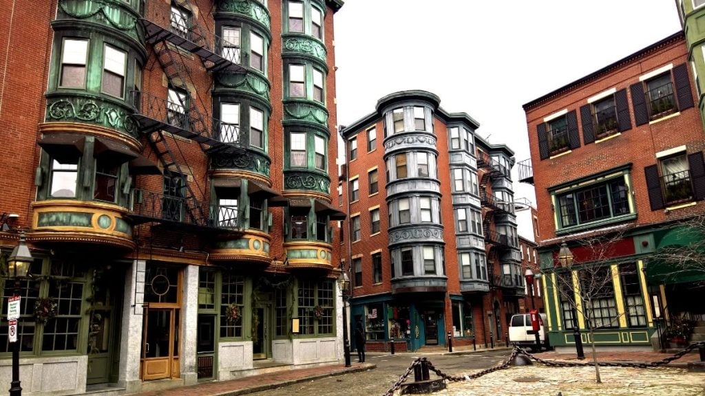 Boston to Philly drive. In photo: North End, Boston, Massachusetts