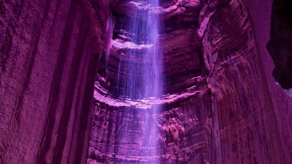 Atlanta to Memphis drive. In photo: Ruby Falls, Chattanooga, Tennessee