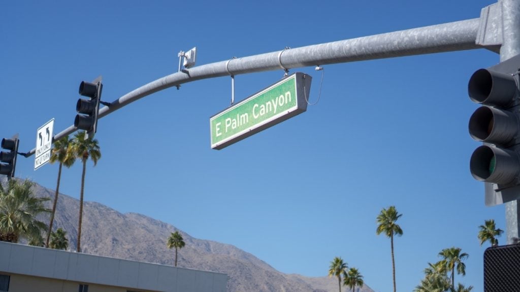 Palm Canyon Drive, Palm Springs, California