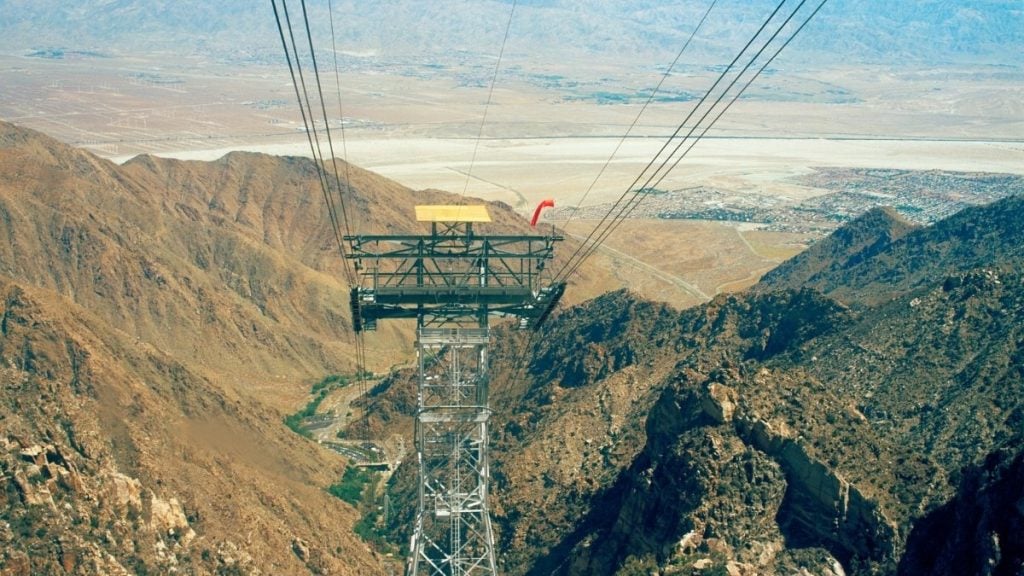 Phoenix to Los Angeles drive. In photo: Palm Springs Aerial Tramway, Palm Springs, California