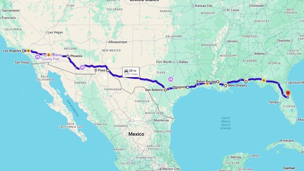 The Southern Express (1-10 Route)
