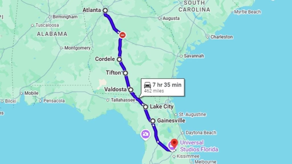 Atlanta to Orlando drive The ultimate road trip guide Field Notes