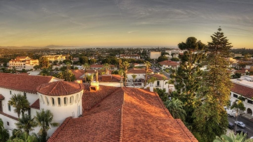The perfect USA West Coast road trip. In photo: Santa Barbara, California