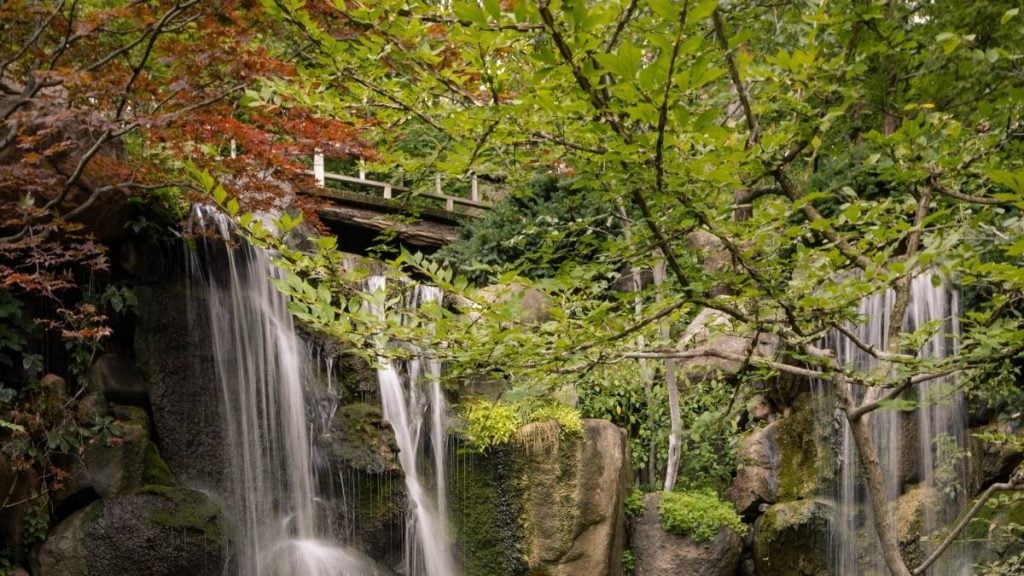 Chicago to Minneapolis drive. In photo: Anderson Japanese Gardens, Rockford, Illinois