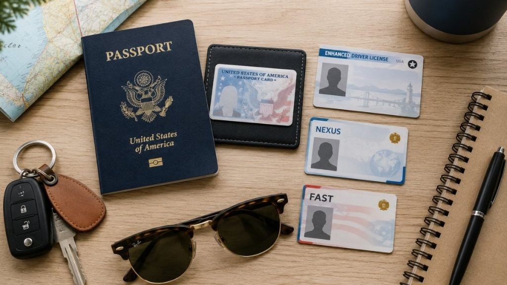 Accepted documents for US citizens driving to Canada