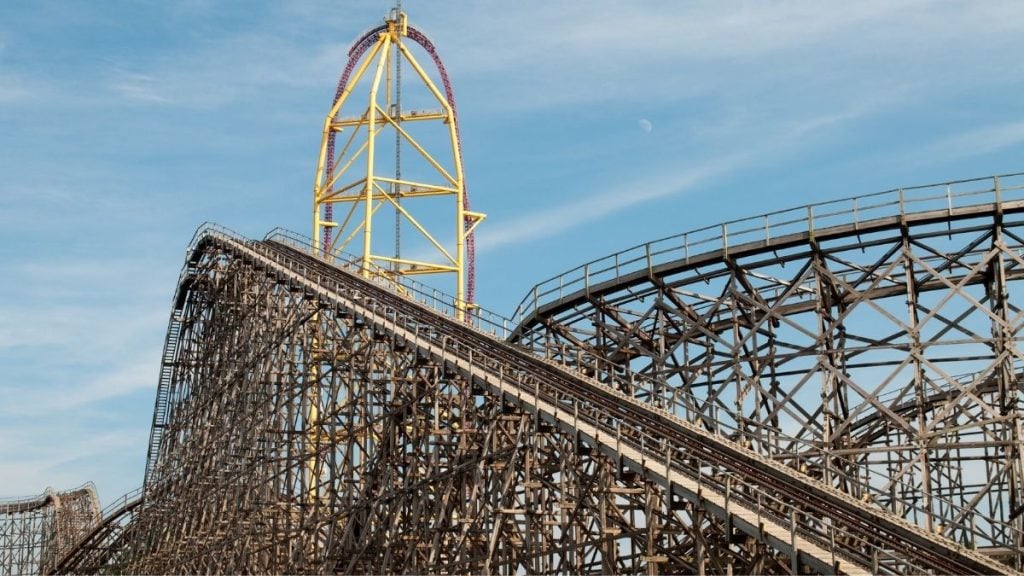 Cleveland to Chicago drive. In photo: Cedar Point, Sandusky, Ohio