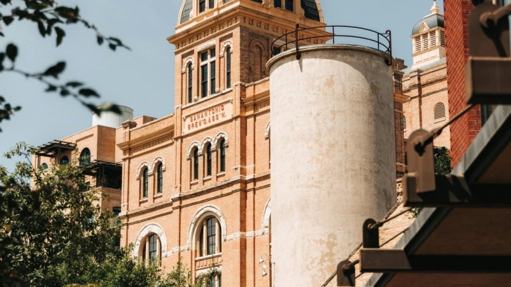 The Houston to San Antonio drive. In photo: Pearl District, San Antonio, Texas