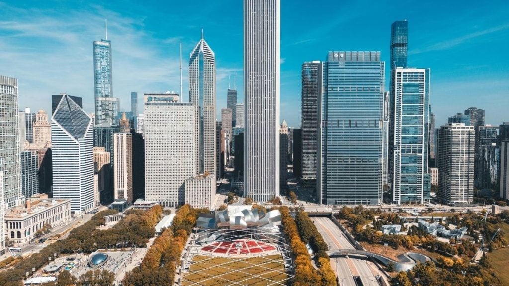 Things to see in Chicago. In photo: Millennium Park, Chicago, Illinois