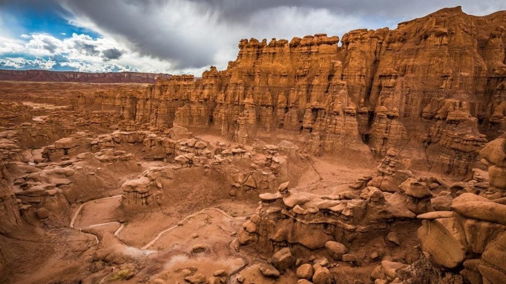 Things to see in Utah. In photo: Goblin Valley State Park, Green River, Utah