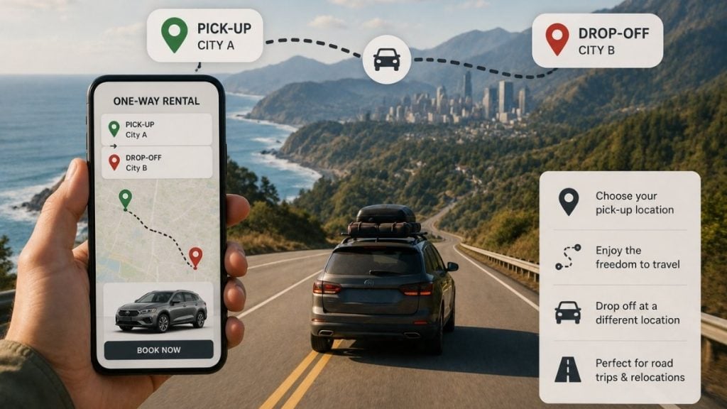 One-way rentals and road trip flexibility