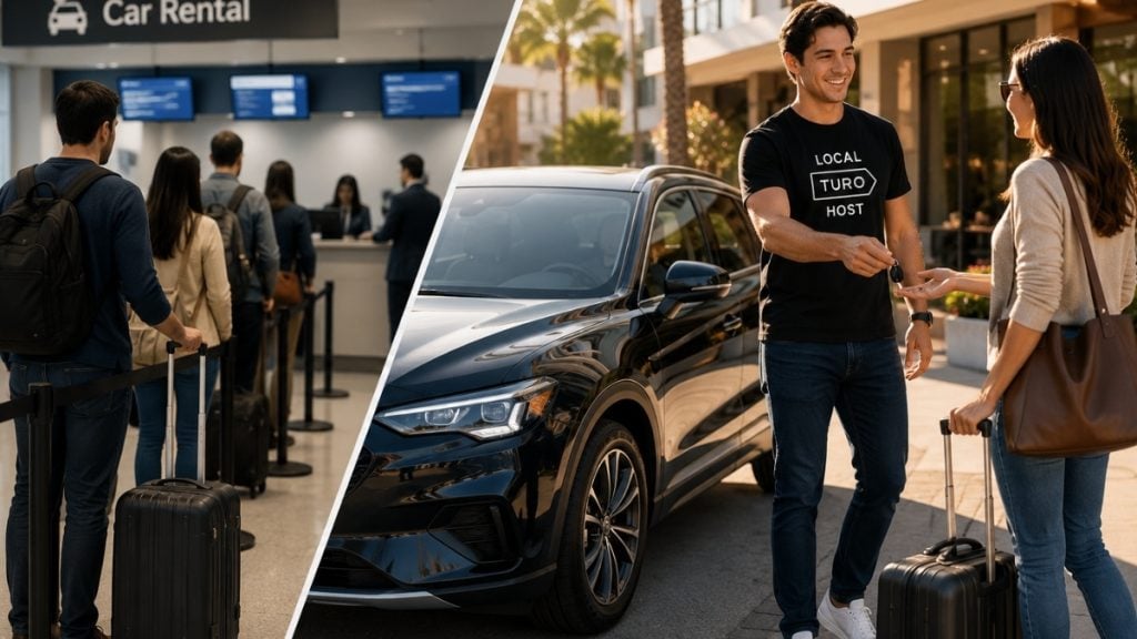 Pick-up, drop-off, and car delivery options