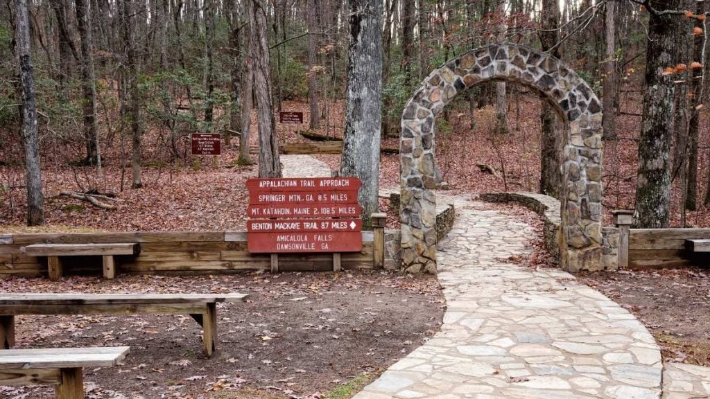 Appalachian Trail, Springer Mountain, Georgia