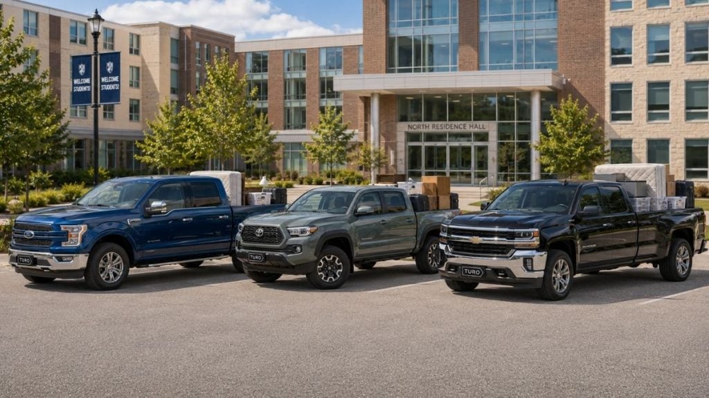 Best trucks for a big college move-in haul