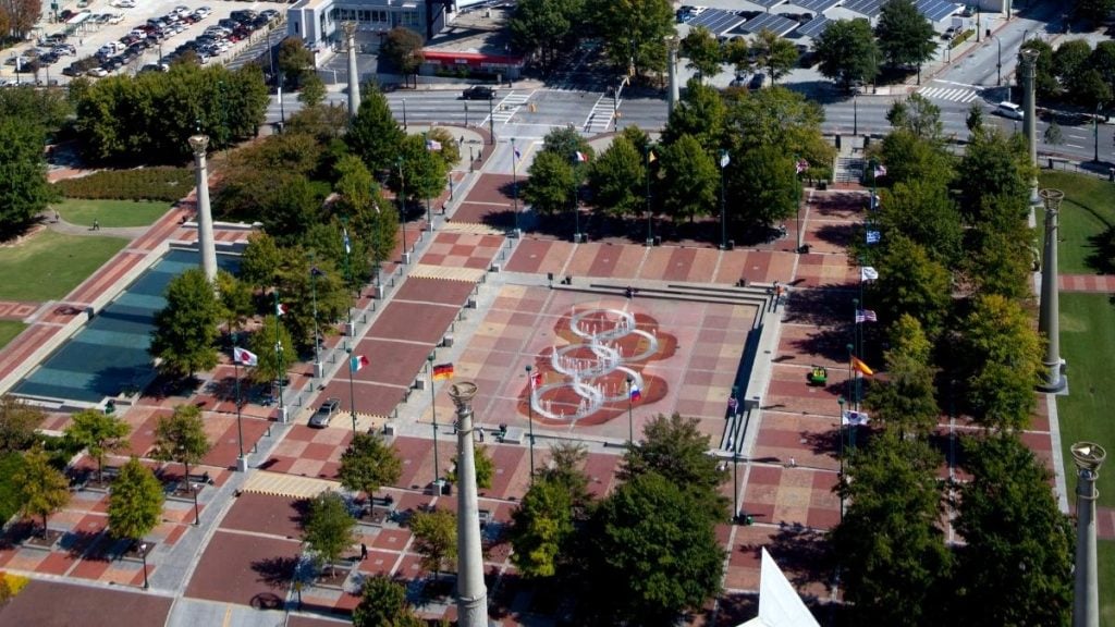 Fountain of Rings, Atlanta, Georgia