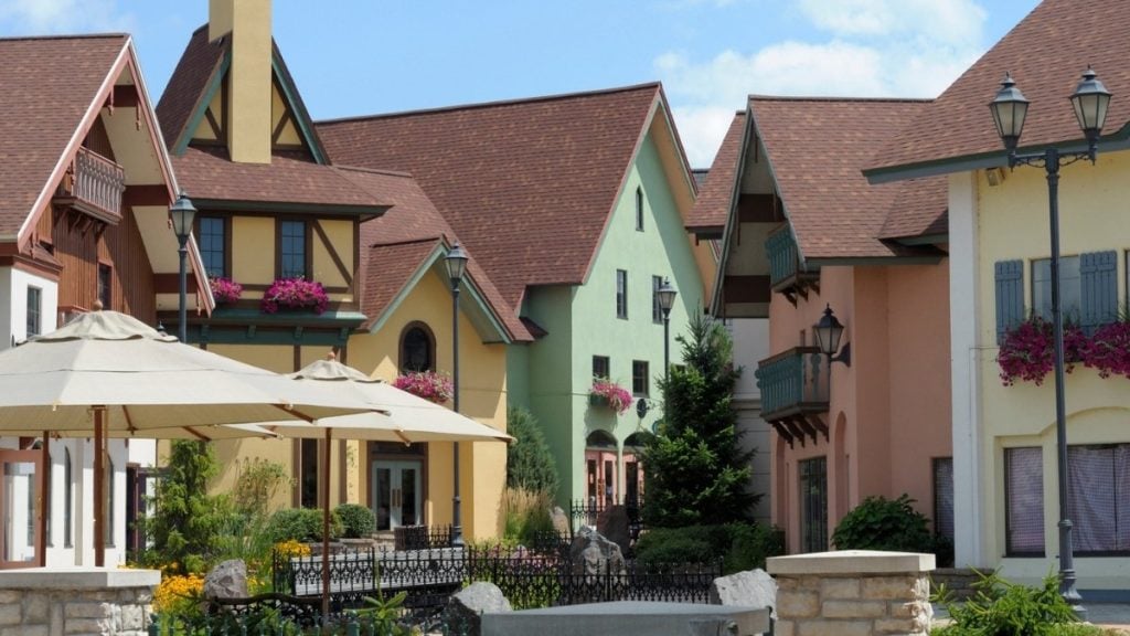 The best day trips in Michigan. In photo: Frankenmuth, Michigan
