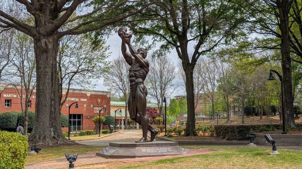 Things to see in Atlanta. In photo: Martin Luther King Jr. National Historical Park, Atlanta, Georgia
