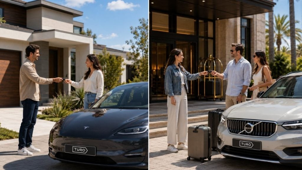 Pick up, drop off, and car delivery options