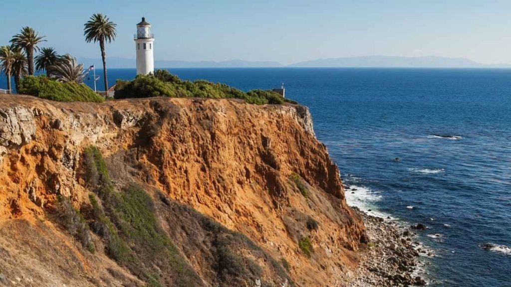The best day trips from Long Beach, CA. In photo: Point Vicente Lighthouse, Rancho Palos Verdes, California