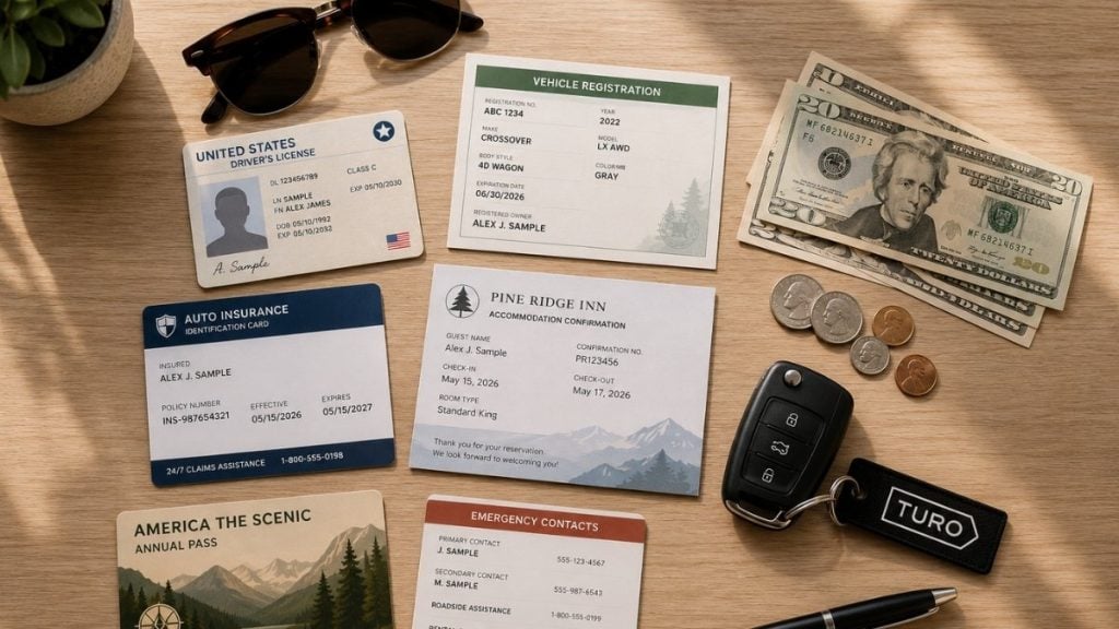 Travel documents and reservations