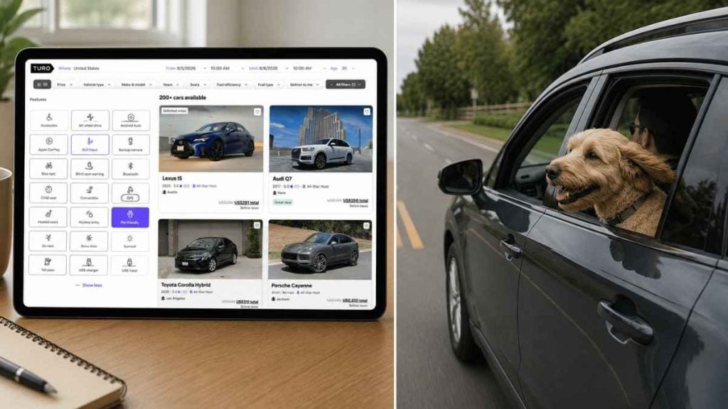 Finding a dog-friendly rental car on Turo