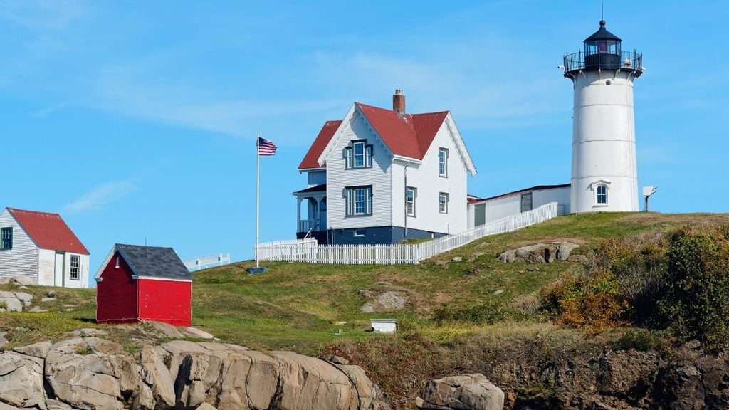 The best things to see in Maine. In photo: Nubble Light, York, Maine