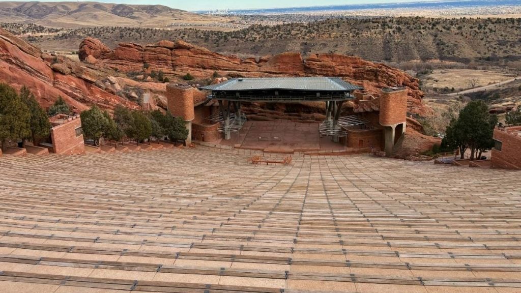 The best day trips from Denver. In photo: Red Rocks Amphitheatre, Morrison, Colorado