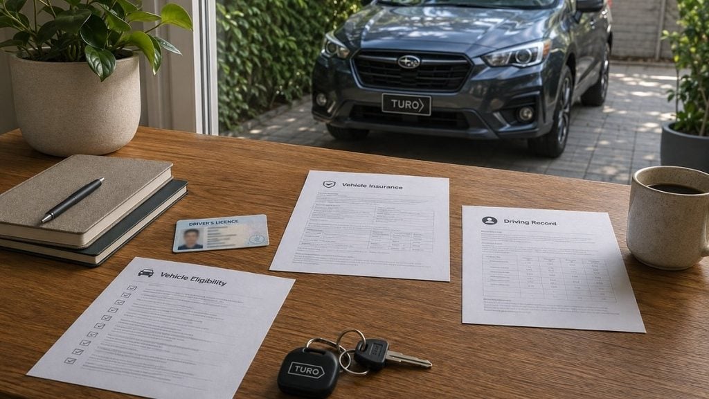 Documents for earning money with your car