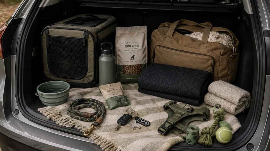 What to pack for a road trip with your dog